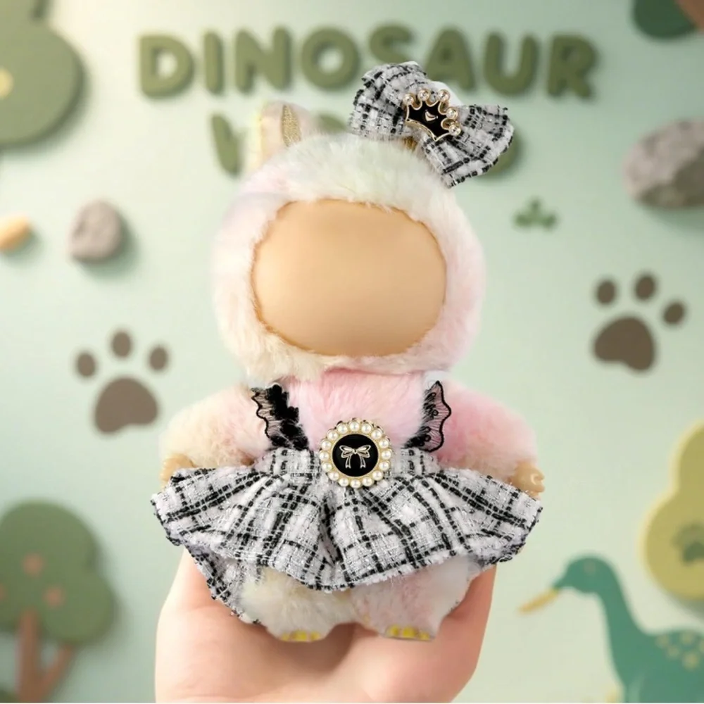 Chic Labubu or Doll Clothes with Hair Bow